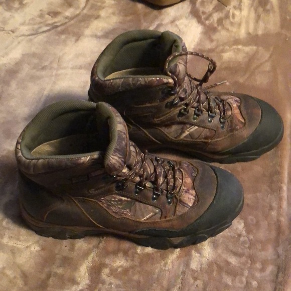 CABELA'S Dry Plus Waterproof Camo Hiking Hunting Boots Men’s size 11 M 81-3746 - Picture 5 of 5